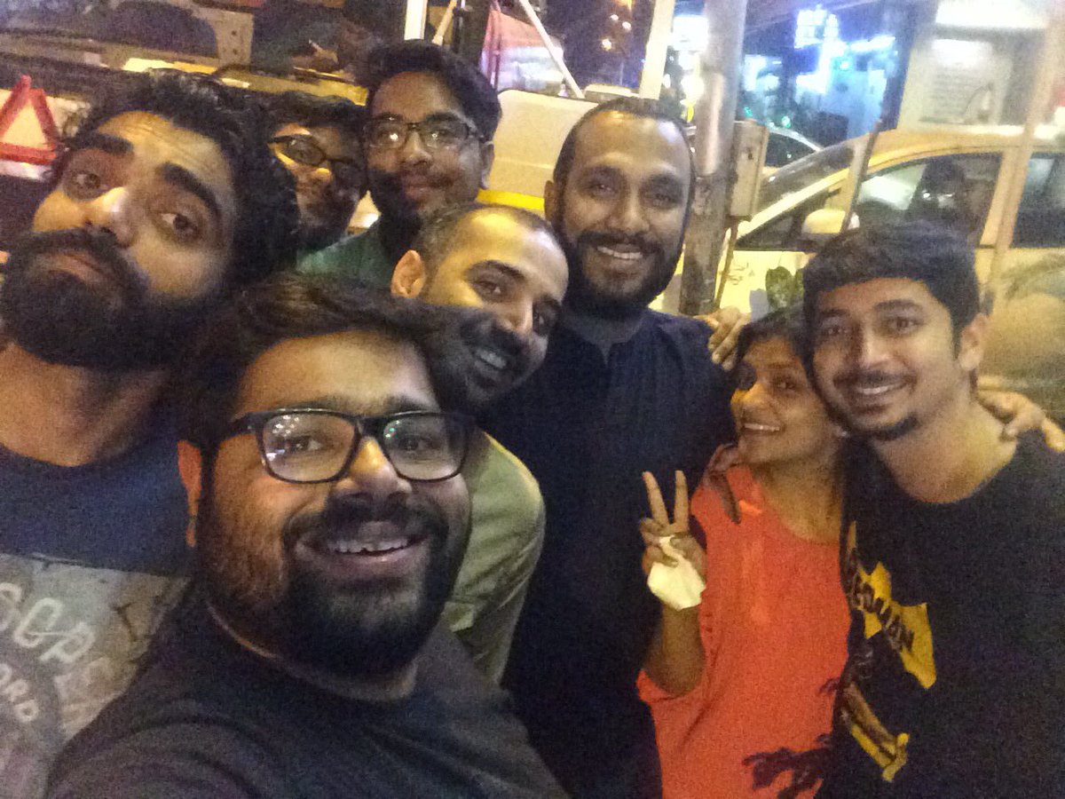 Meeting your best old colleagues is always fun. Though, few are missing in this frame. #NewYearSelfieChallenge #FriendsForever 😊