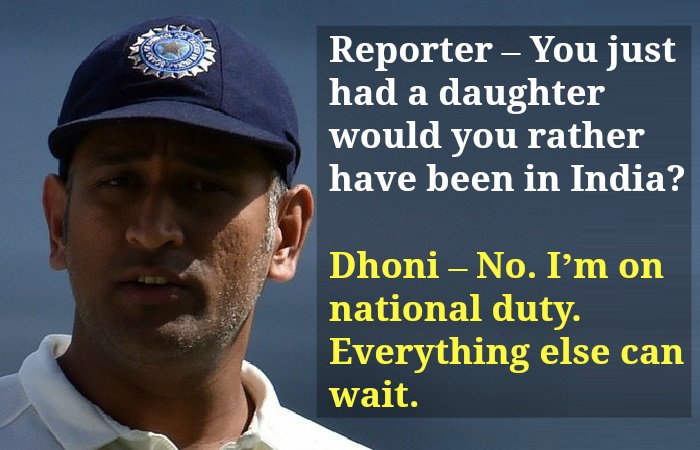 SirJadeja's tweet photo. Cricket Wasn't Just A Game For Him, It Was A National Duty. And He Did Every Bit Of Justice To It.

#DhoniStepsDown #Dhoni #MSDhoni #Mahi https://t.co/jxTkWJPC8g