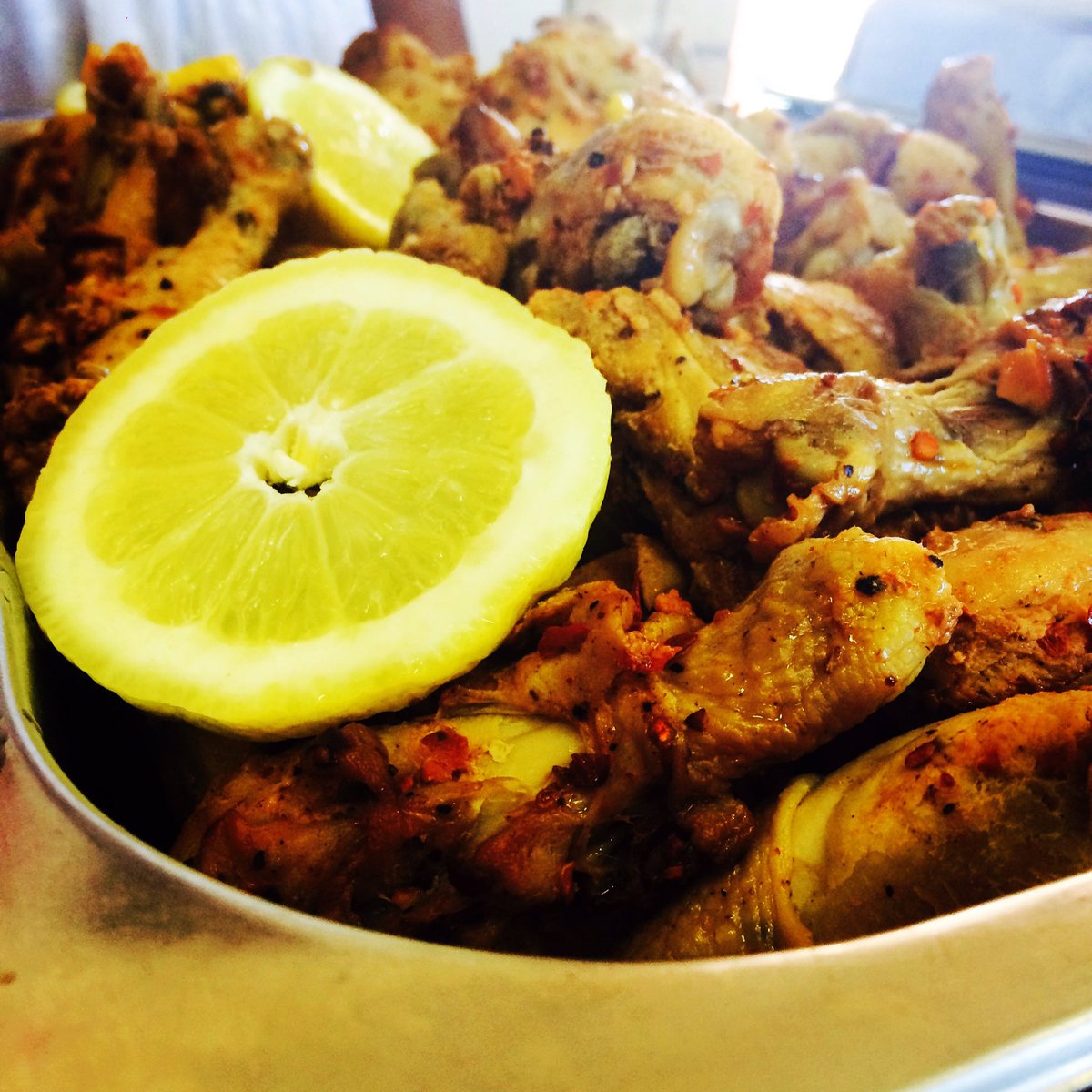 threefratelli's tweet image. Lemon peri peri roast chicken
