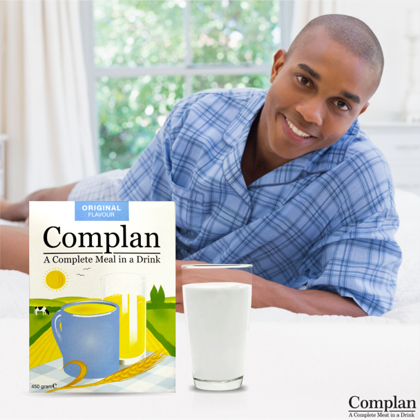 ComplanNigeria's tweet photo. With Complan, you never have to wake up on the wrong side of the bed again. Indulge in the goodness for a great day!!! #ComplanCompleteMeal https://t.co/NYFvfpw7nm