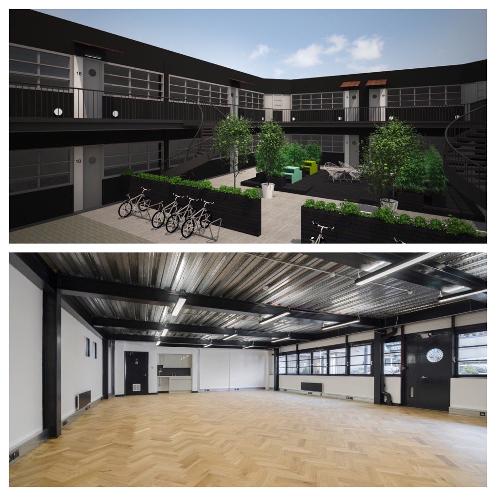 #industrialchic #authenticity #convertedwarehouse #kentishtown units from 1,000 sq ft upwards