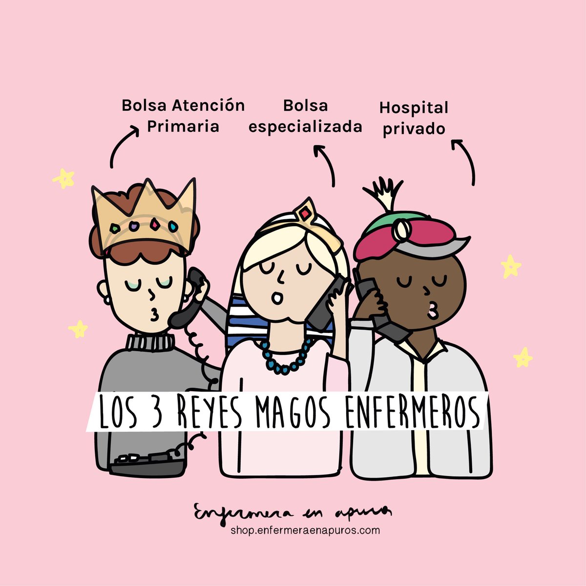 enfermeraapuros's tweet photo. Los 3 Reyes Magos enfermeros. 🐪🐪🐪💉 https://t.co/I4HQuRmeqk