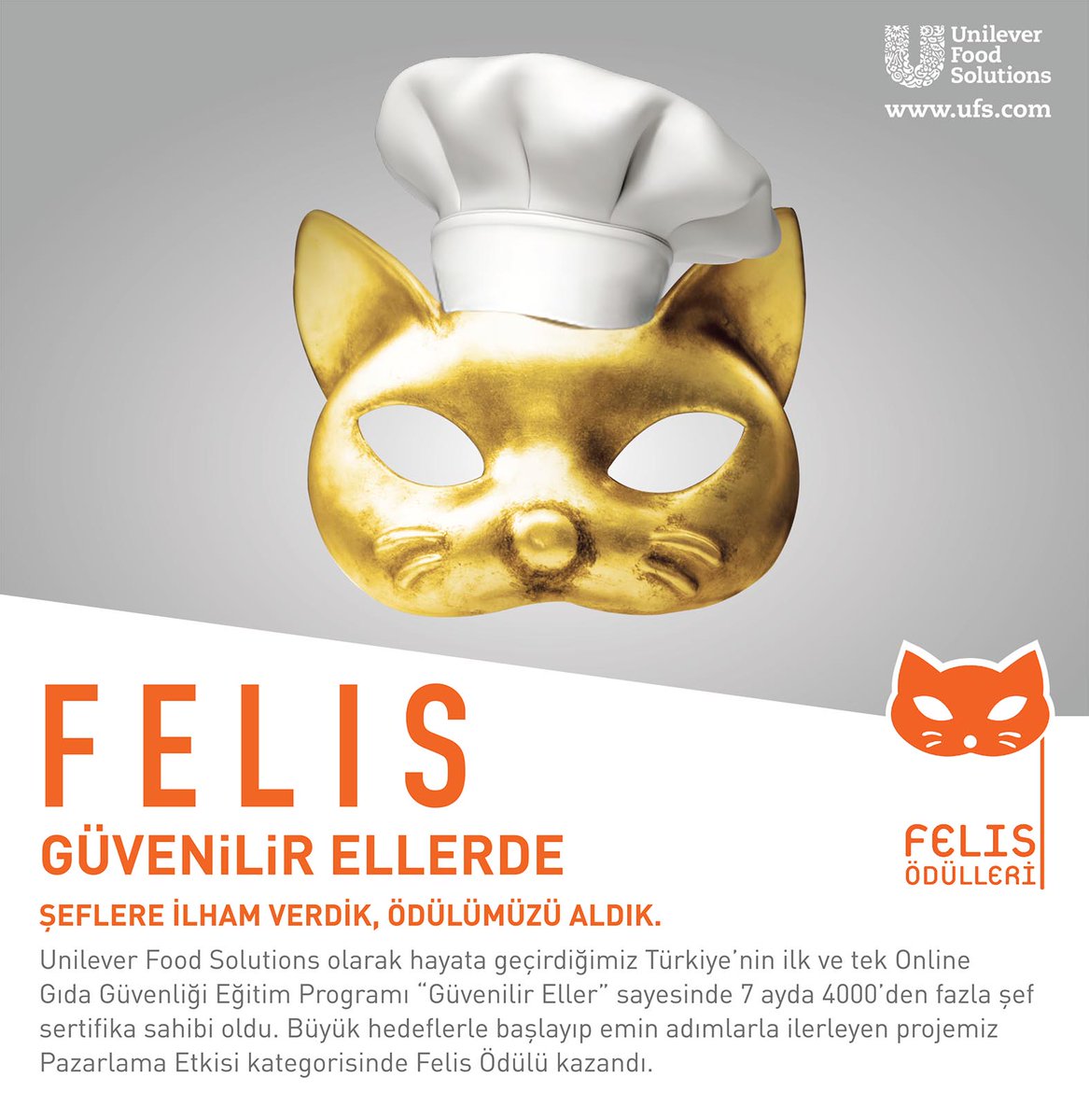 MediaCatFelis's tweet photo. 2016'nın Felis'lilerinden @UnileverTurkiye'nin @MediaCat Ocak sayısındaki Felis özel ilanı! #Felis2016 https://t.co/xkN2UMmMjn