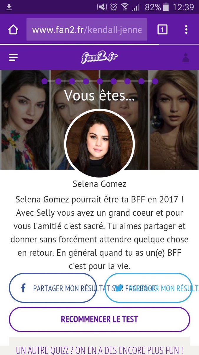 New Star On Twitter Je Suis Selena Gomez Kendall Jenner