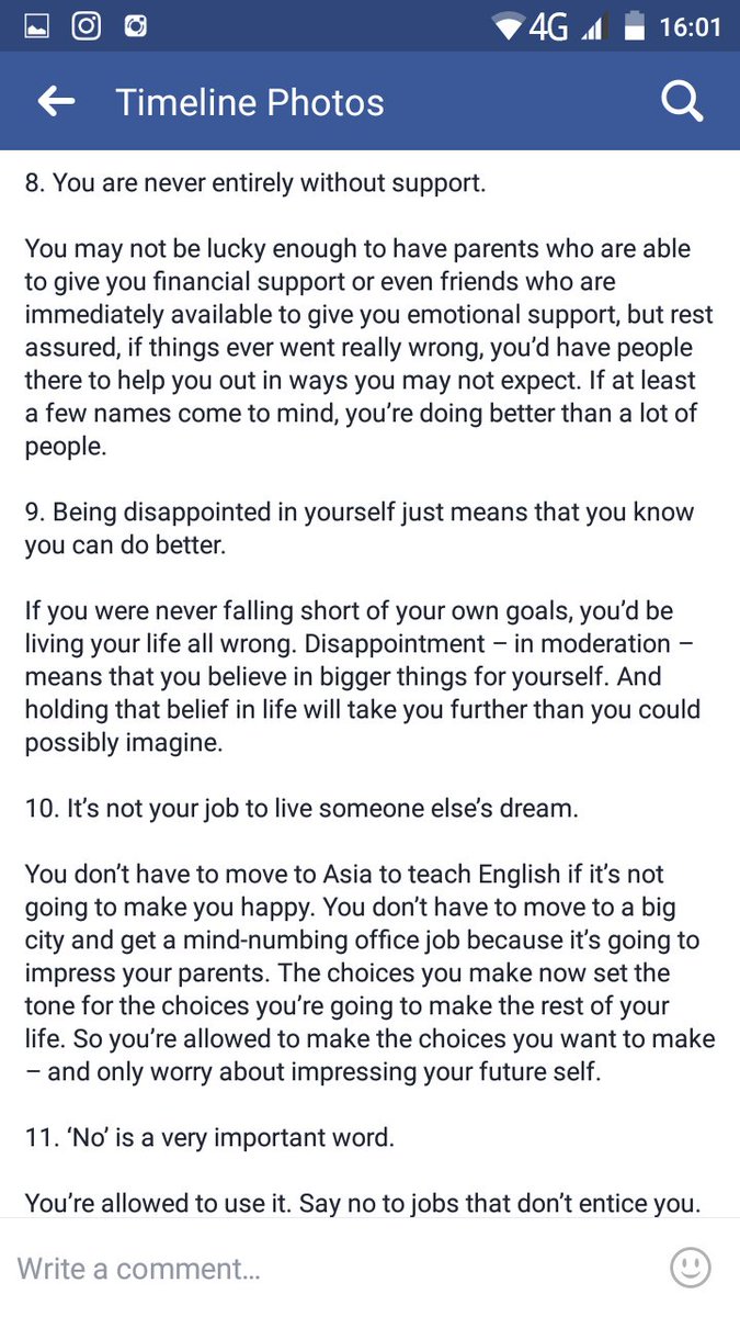 hazirah0510's tweet photo. Every 23-year old need to read this.
It super long but it super worth it. Please, spare your 5 min and read this. https://t.co/ZKuL1H4VuQ