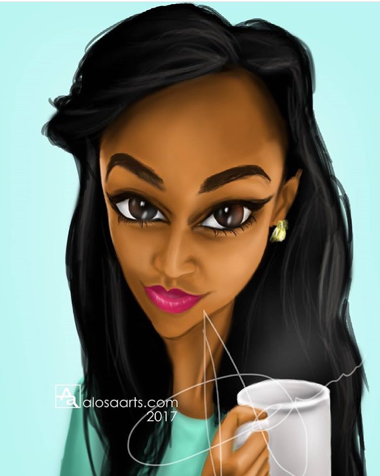 BettyMKyallo's tweet photo. Kenyans got mad talent! @MrLouisAlosa thank you. You really nailed it with my caricature. The new Betty Boop! No -nonsense https://t.co/zIppWhM7dI