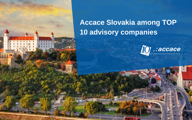 Accace_Global's tweet photo. We are proud to announce that #Accace #Slovakia has ranked among #TOP 10 #advisory companies on the Slovak market >> https://t.co/aGvbTVa3zi https://t.co/sN5iolmMbB