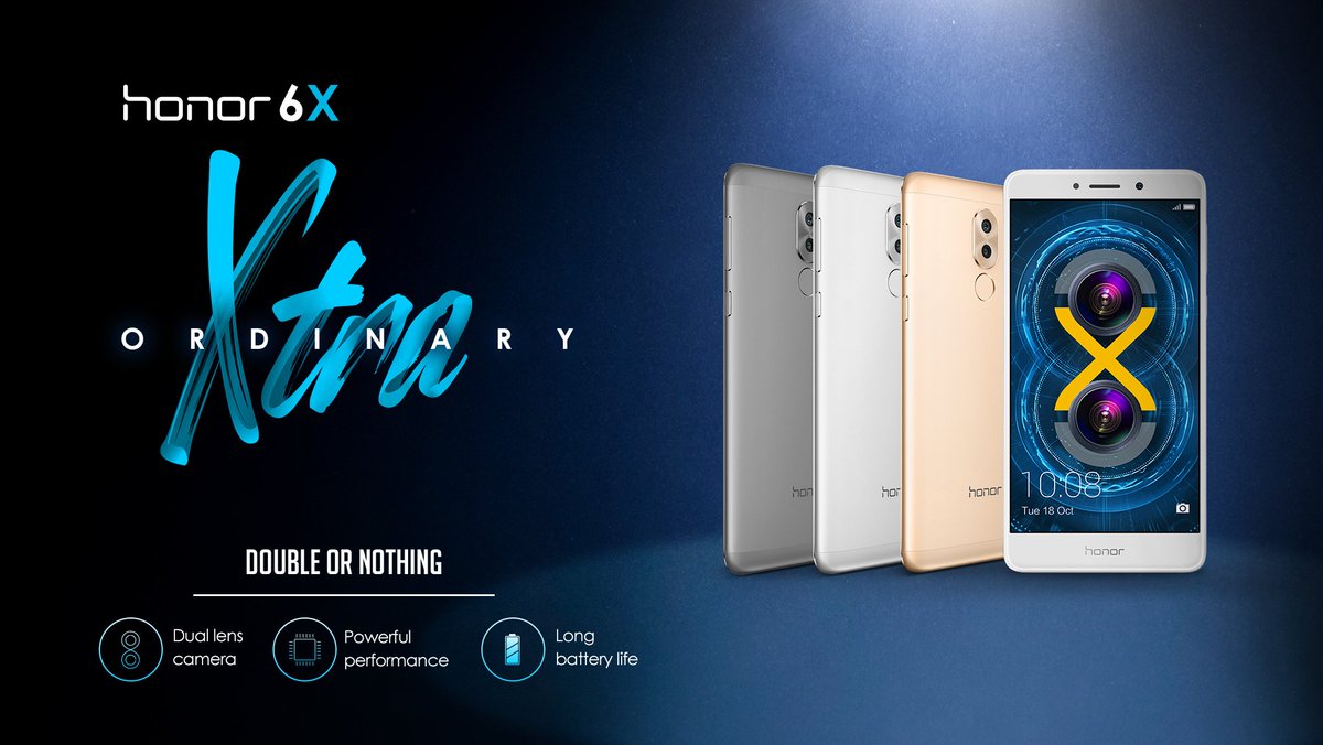 Honor 6X , XTRA-ordinairy 
vmall.eu/nl/honor-6x-32…