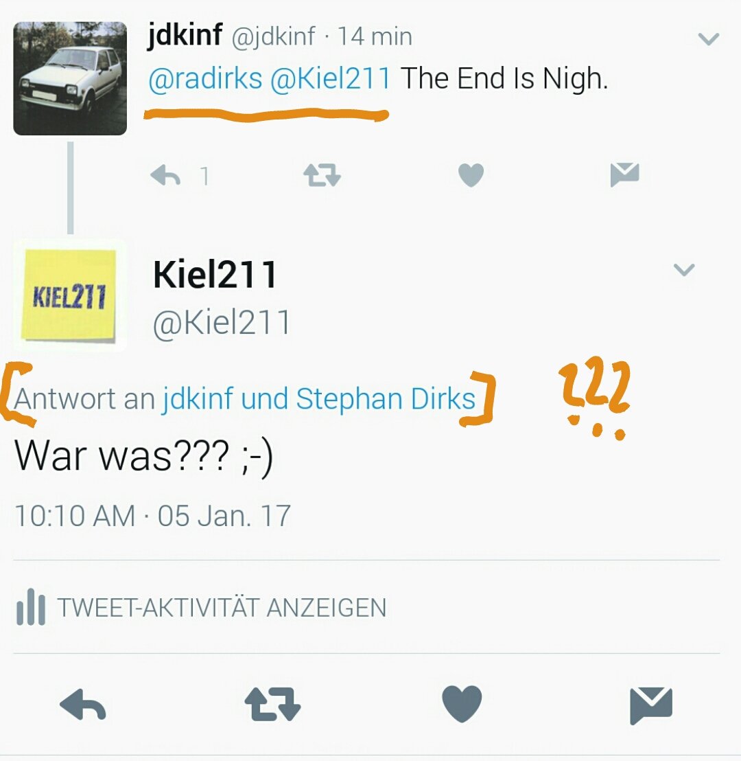 Irgendwas ist schon wieder neu beim Teutat... #Twitter... *irritiert*