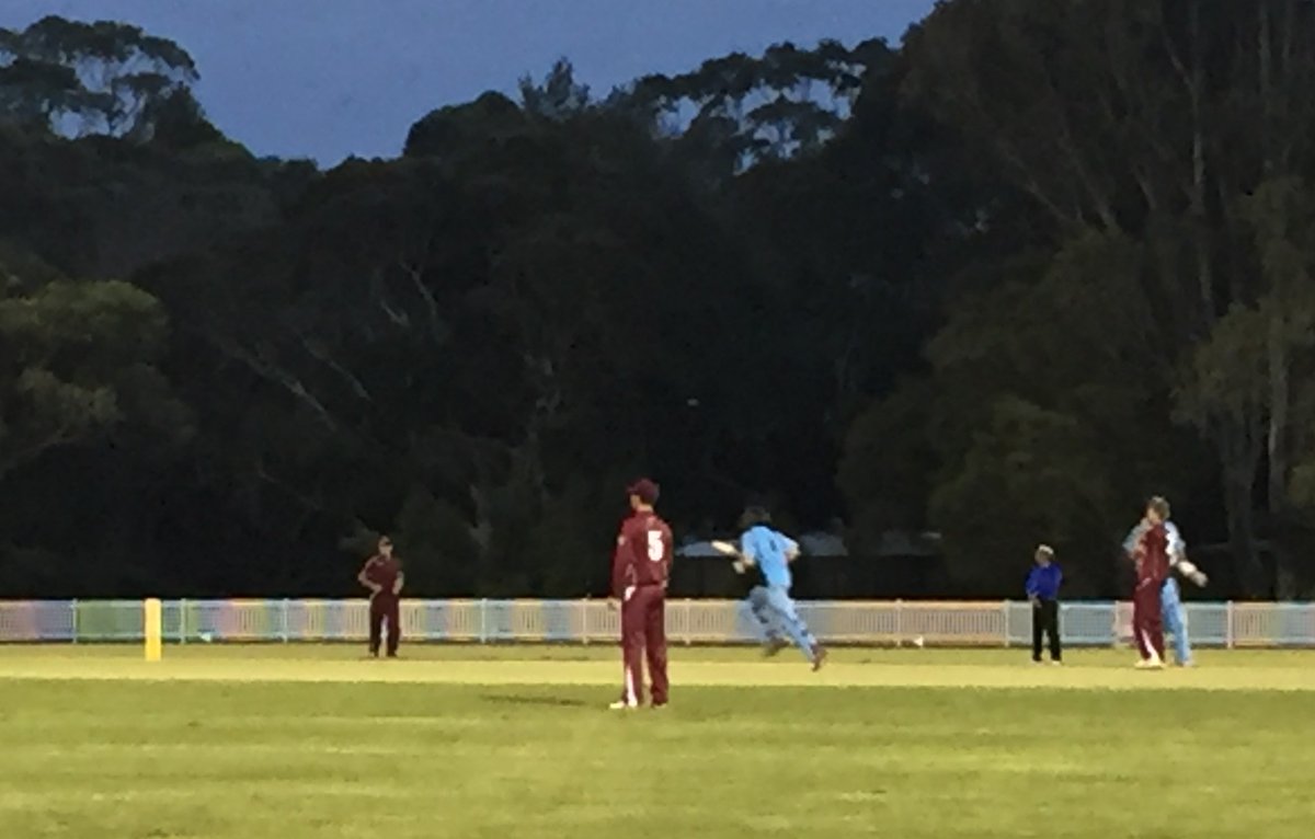 CBA Australian Country Champs T-20 Rd 2
<a href="/SAOutbacks/">SA Outbacks</a> 3/67 (12) v WA 106
NSW 2/69 (12) v QLD 130
<a href="/CtryCric_NSW/">Country Cricket NSW</a> 
#CountryChamps17