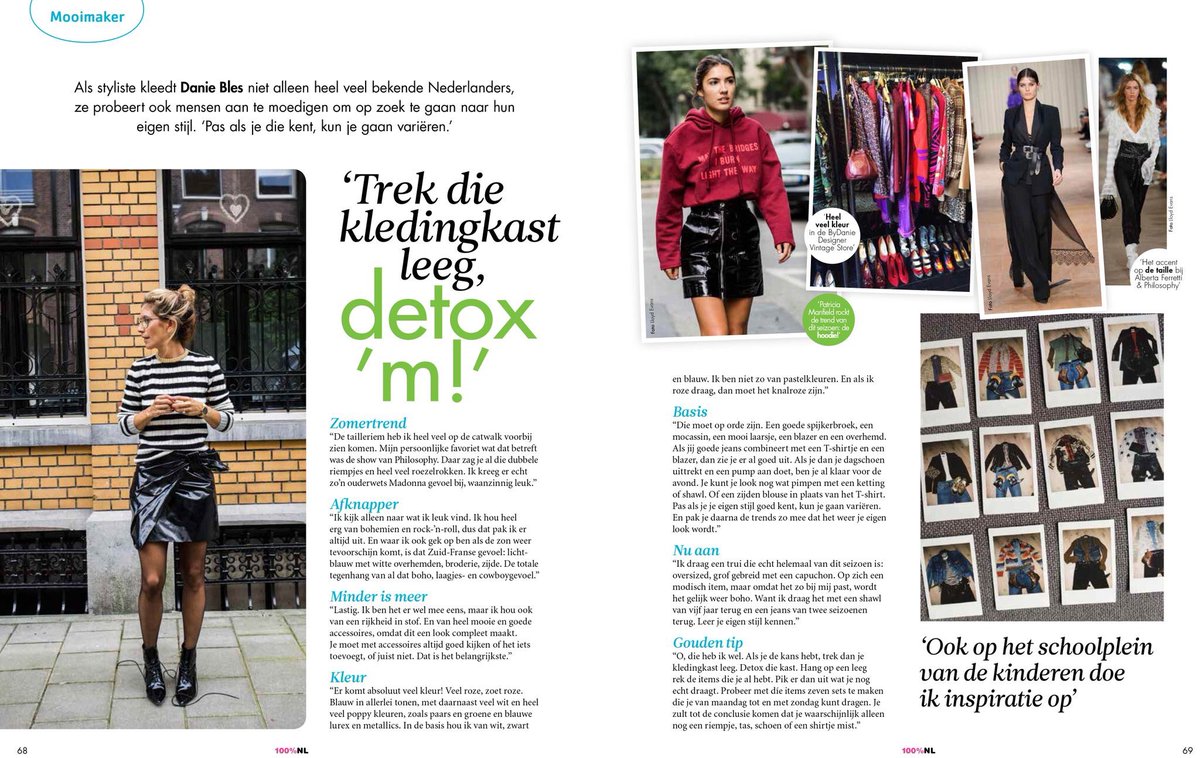 Een nieuw jaar nodigt uit om je kast te detoxen! Lees het gehele interview met <a href="/100pmagazine/">100%NL Magazine</a> hier: bydanie.nl/?p=80822
