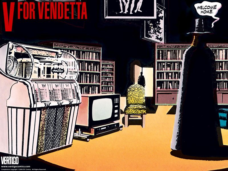 mittmarney's tweet photo. 365 reasons why comics are the awesomest of all art forms:
reason 54: V for Vendetta by Alan Moore and David Lloyd https://t.co/Srvgw84i92