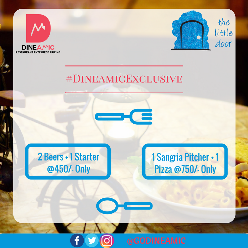 GoDineamic's tweet photo. The Little Door #Dineamic #Food #Drinks #Delicious #Hungry #Foodie #Foodlove #Yummy #Mumbai #Love #Dine #Beer #Discount #Offer #Eat #Coupons https://t.co/hAtN935SkW