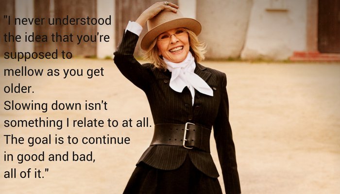 A very happy 71st birthday to She has the right attitude to aging. 