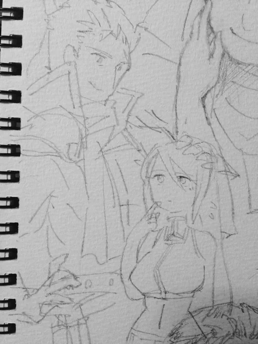 いつ描いたのか覚えていない落書きレベルのファルサムちゃんやけどかわいいな??(自画自賛) 