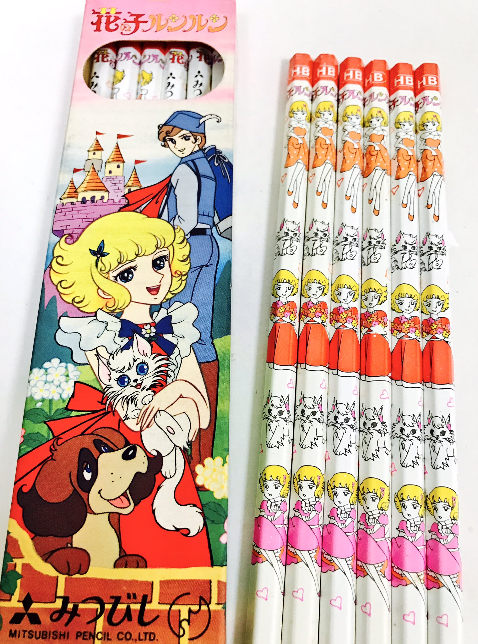 昭和レトロ鉛筆 花子のルンルン鉛筆