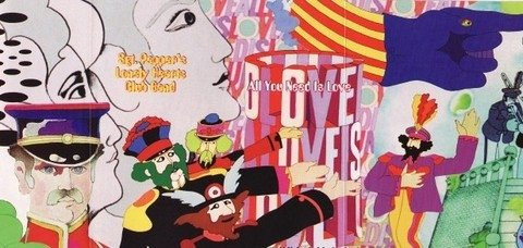 カラサワ Na Twitteri サイケ の本場 イギリスでブームの先頭を言っていたのはやはりビートルズだった 前年にlsdによるトリップを歌った ルーシー イン ザ スカイ ウィズ ダイアモンズ を発表した彼らが1968年 決定打として発表した サイケ アニメがこの