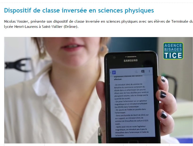 Envie d'en savoir plus sur #ClasseInversée ? Nous vous proposons des témoignages de retour d'usages ici => youtube.com/playlist?list=…