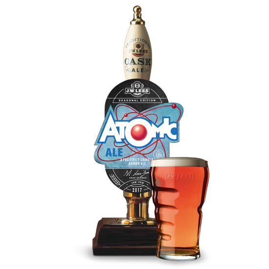 We have our first seasonal ale of 2017! At 3.8% it hints a fruity aroma with a bitter taste! Available throughout January and February!