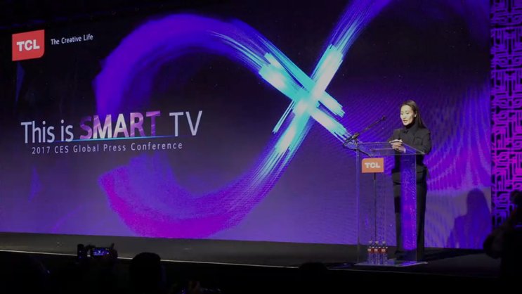 TCL_OficialBR's tweet photo. Assistiu nosso #CES2017 sobre SMART TV Press Conference? A equipe divulgou ótimas #notícias das novas X2, X3 e C-series! #TCLTV #TCLBRASIL https://t.co/al3v8d2jOv