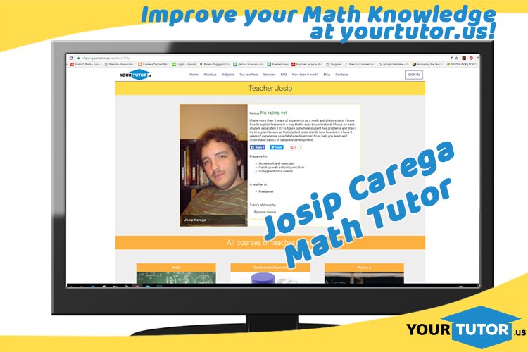 yourtutorus's tweet image. Sign up for a Math lesson with Josip Carega! yourtutor.us/teachers/111/
#math
#mathtutor
#mathknowledge
#onlinetutoring
#yourtutor
#josipcarega