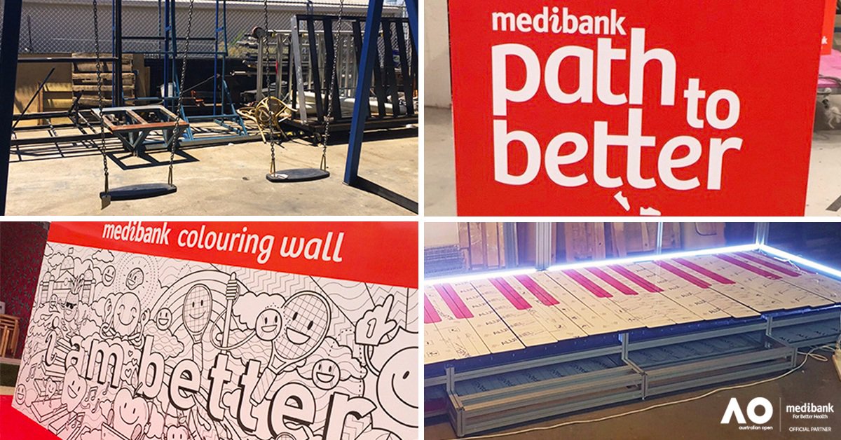 medibank's tweet image. Check out what's coming to the @AustralianOpen Monday... your journey from Flinders St to the tennis can't get any more fun filled! #AusOpen