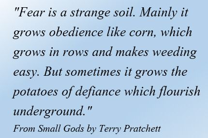 PrimmLife's tweet photo. Terry Pratchett was a treasure. Here's to all the potatoes of defiance out there! @terryandrob https://t.co/GOexcn3YFW