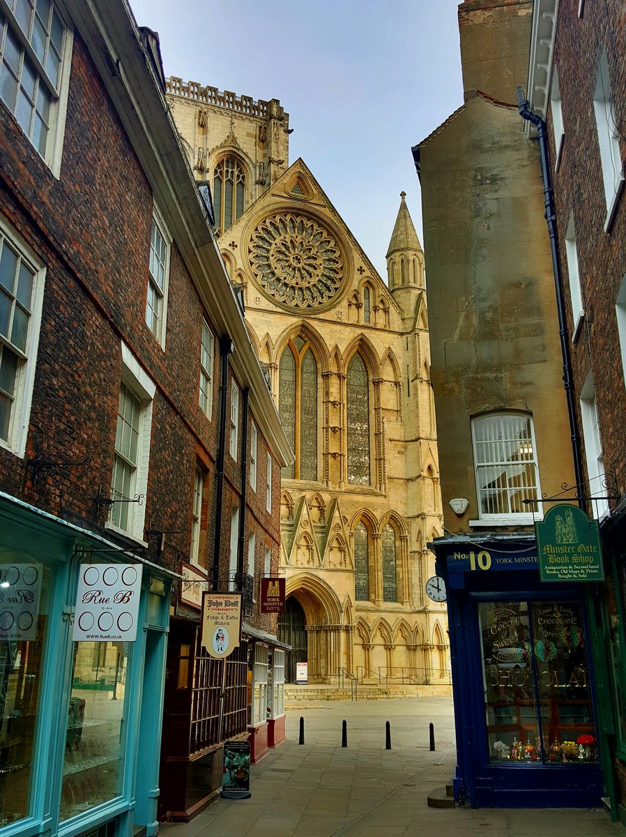 No21York's tweet photo. Early morning stroll around York today.
#YorkMinster  #LittleStonegate #TheShambles #Swinegate #York #AmazingYork #LoveYork #VisitYorkBiz https://t.co/nMuuIG2FZI