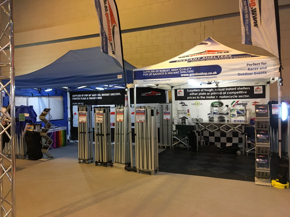 Gr8 1st day <a href="/Autosport_Show/">Autosport International Show</a>! We're here all wknd, visit std 7710. Market your brand with #printedshelters - visual impact that works! #ASI17