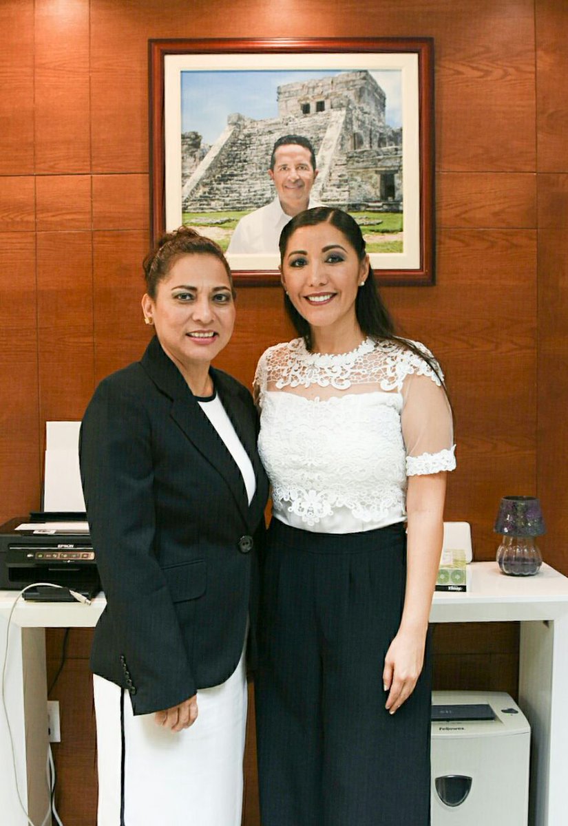 .<a href="/MarisolEducQR/">Marisol Alamilla B.</a> se reúne con la diputada <a href="/CandyAyuso/">Candy Ayuso</a> para abordar temas a favor de la educación del Plan de Trabajo del Gob. <a href="/CarlosJoaquin/">Carlos Joaquín</a>