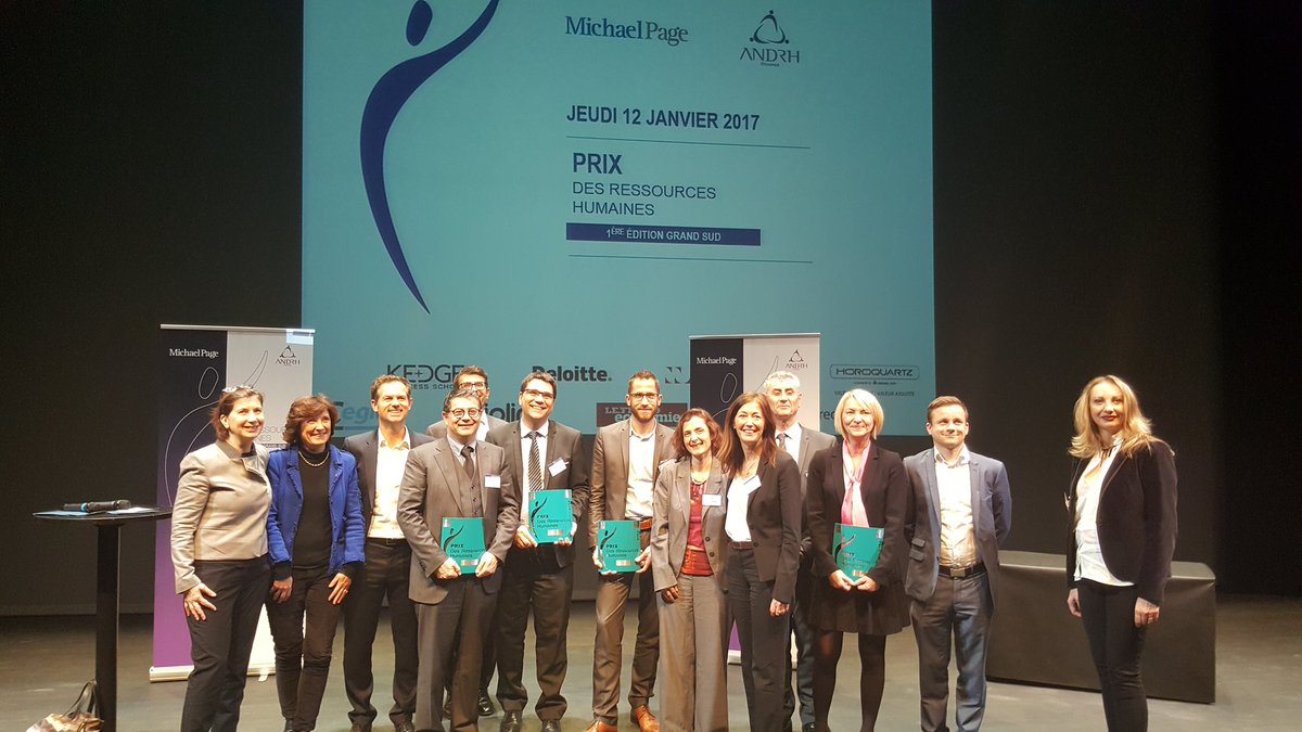 SSchemb's tweet image. Une belle soirée aux côtés de @michaelpagefr &amp;amp; #AndrhProvence à l'occasion de la cérémonie du #PrixRH Grand Sud 2017