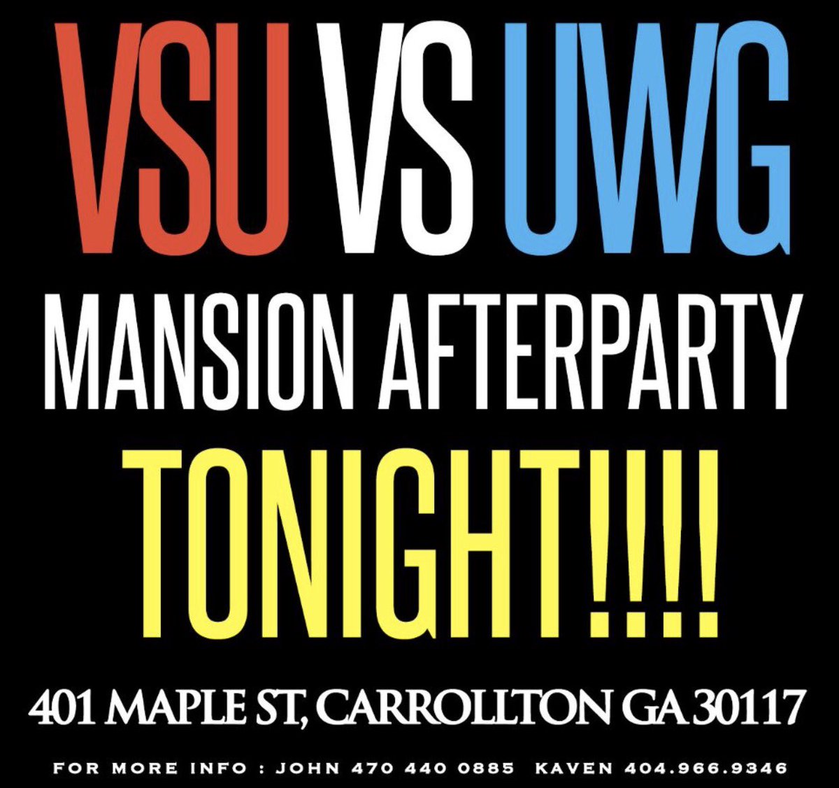 _LilMissTunechi's tweet photo. Mansion Afterparty Tonight!!!! #UWG https://t.co/glhWEveubk