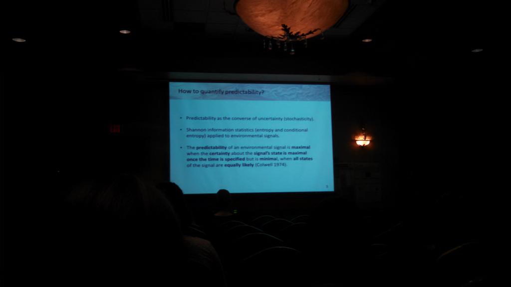 #ibstucson Schweiger quotes Coldwell, define climate predictability (!= Variability). Tropics predictable