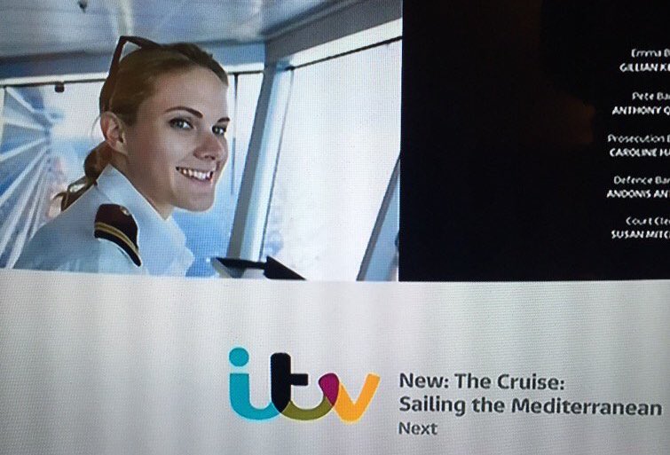 SeafarersWeek's tweet photo. Lots of amazing maritime careers on show tonight! #TheCruise @ITV https://t.co/KdSxNuOmc0
