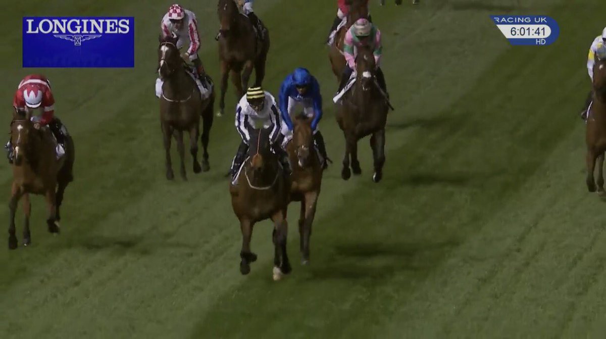EquianoClub's tweet photo. #FINALVENTURE 5G Equiano x SharplawVenture (Polar Falcon) wins main Meydan Sprint for Paul Midgley in 100-113 @newsellspark @adam_sangster https://t.co/zHICnPBHvX
