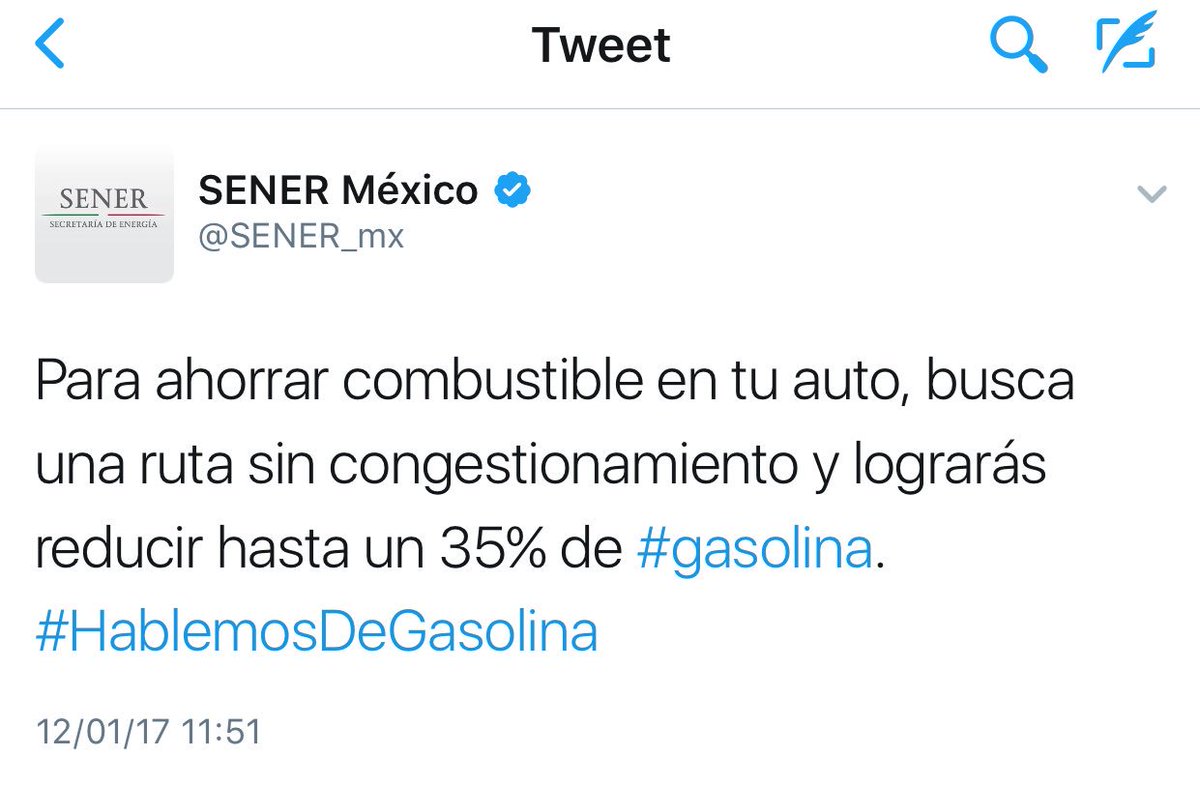 jrisco's tweet photo. De la gustada sección "PINCHES GENIOS NO SE ME HABÍA OCURRIDO"... 

Slow clap @SENER_mx https://t.co/s8NaambICT