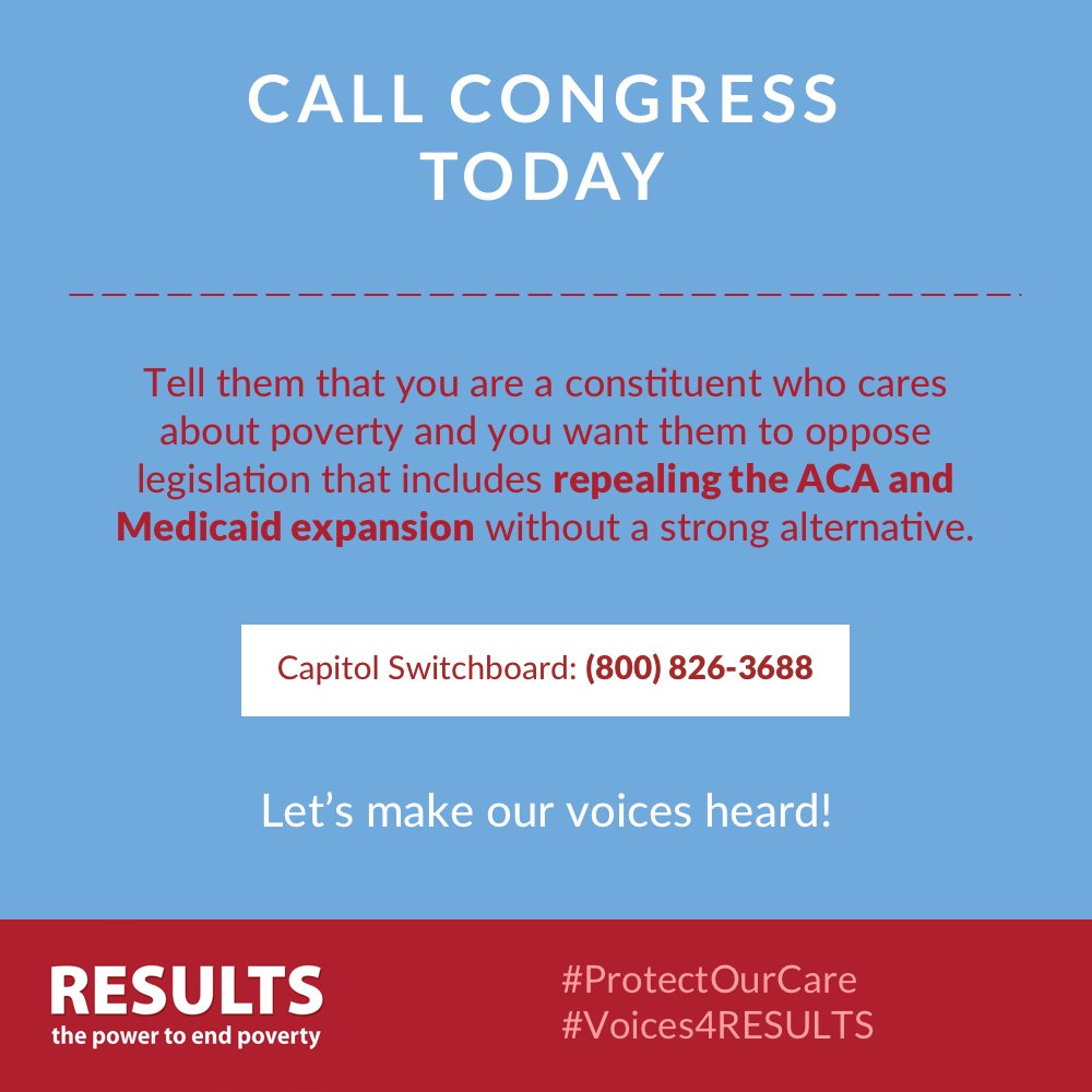 RESULTS Protect Our Care call-in