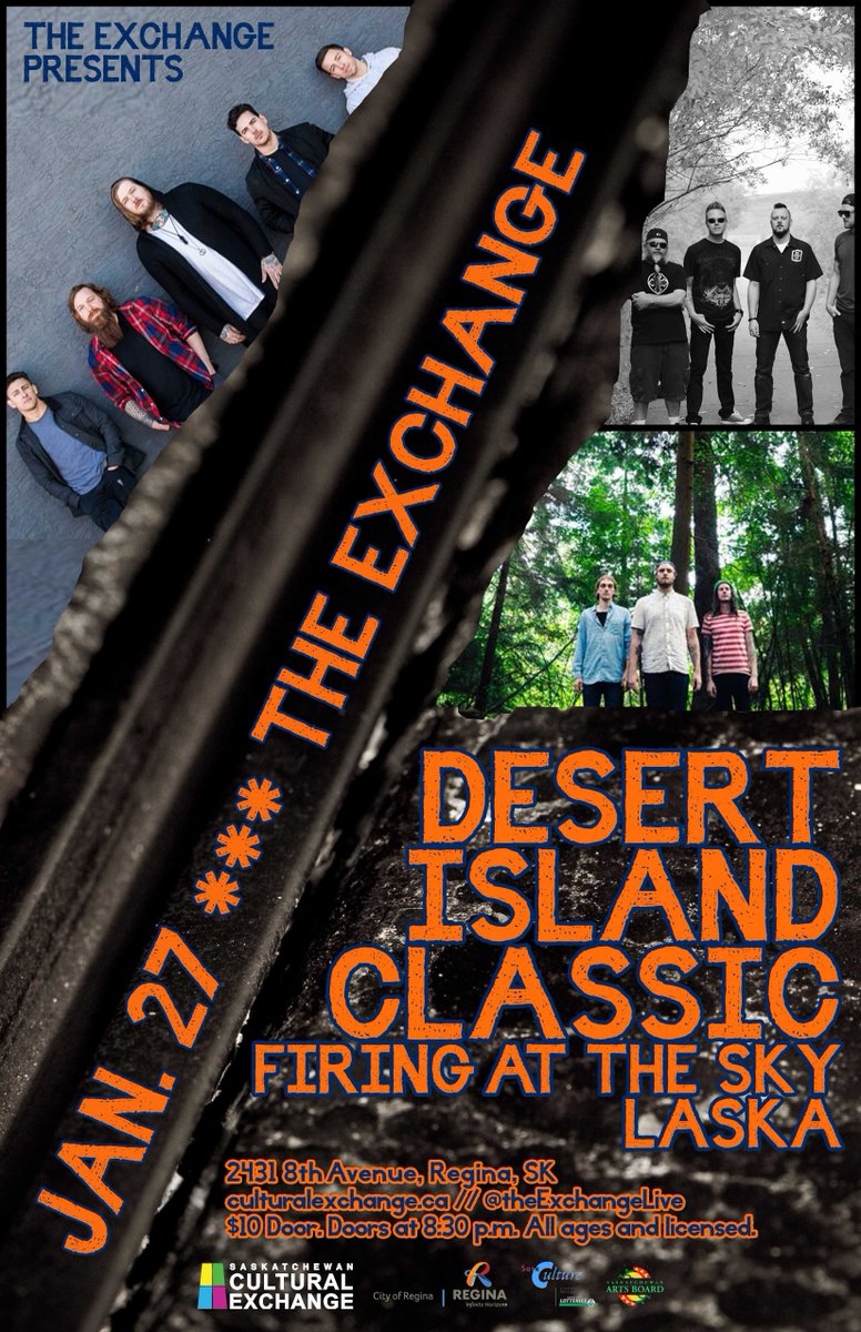 .<a href="/desertislandCA/">DesertIslandClassic</a> w/ @firingatthesky and @_laskamusic
Jan. 27
The Exchange