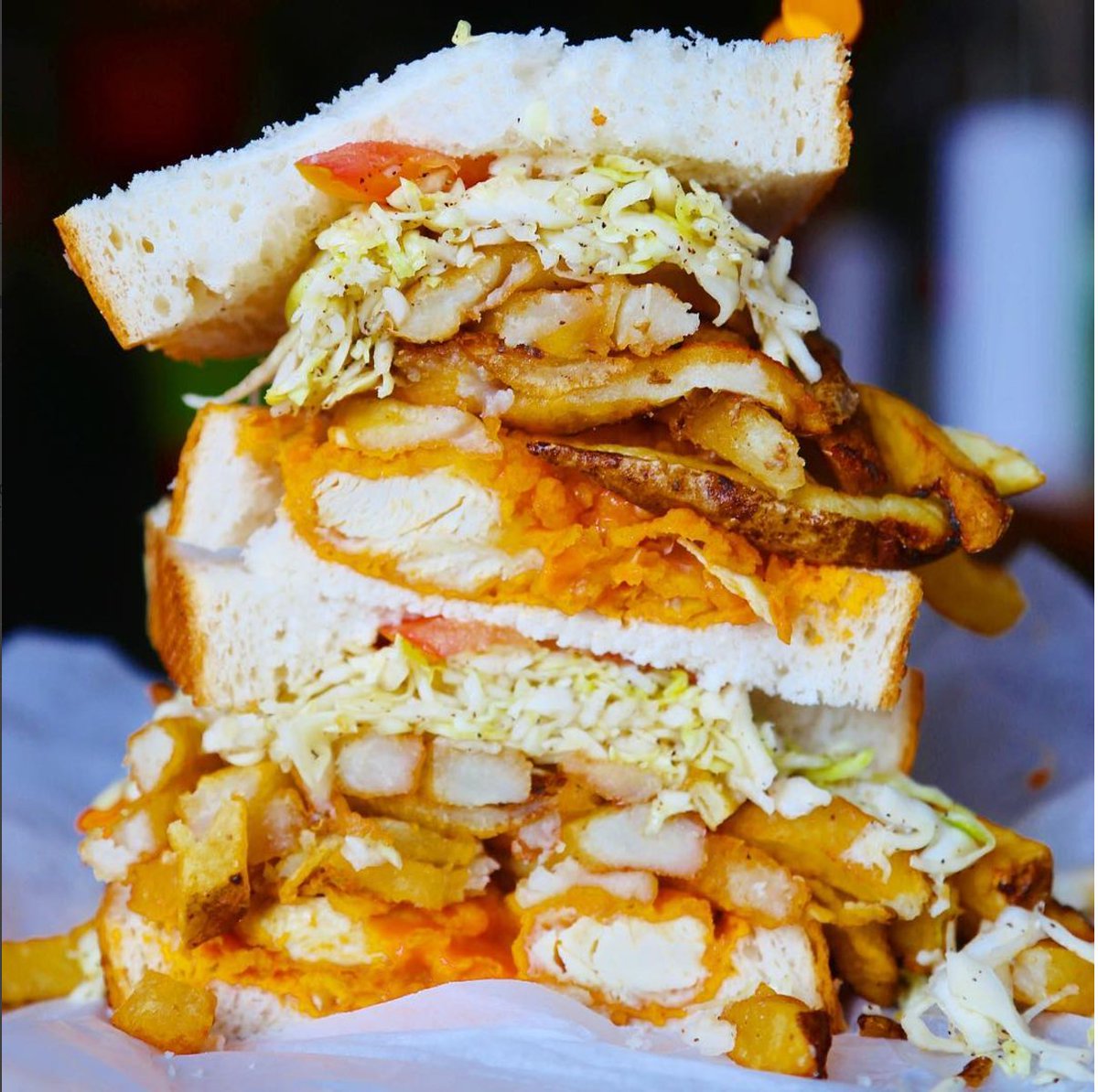 This Chicago staple, <a href="/luckysandwichco/">Lucky's Sandwich Co.</a>, is where you can find our bread holding together these massive sandwiches! 📷: <a href="/CHRISTINASLATON/">Christina Slaton</a>