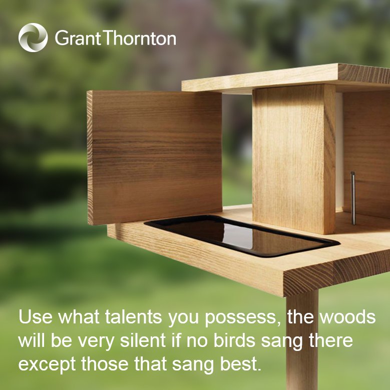 The best firms will be a bird-feeder; a welcoming place for you to use your talents.
Find the role of a lifetime at: gt-us.co/twJOBS