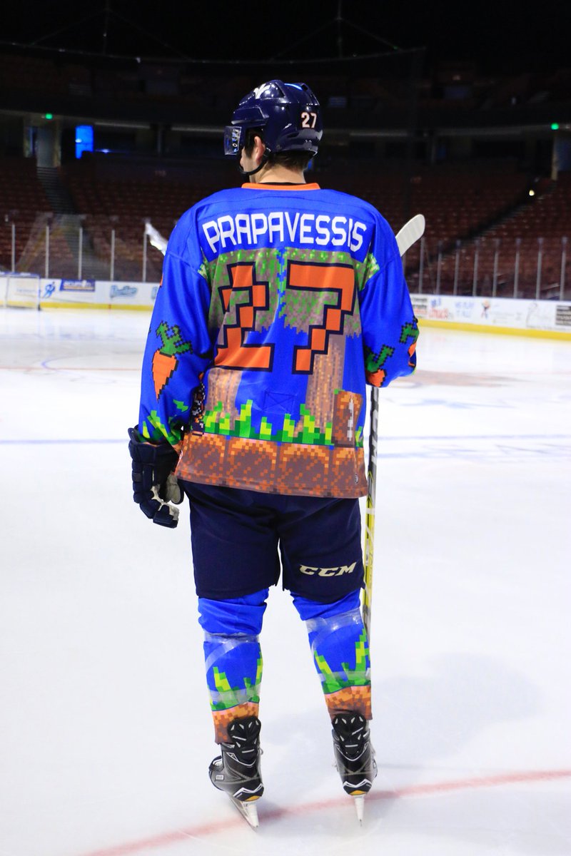 SwampRabbits's tweet image. Game Over! We will be sporting these sweet unis this Saturday for #VideoGame night! 🎮 🐰