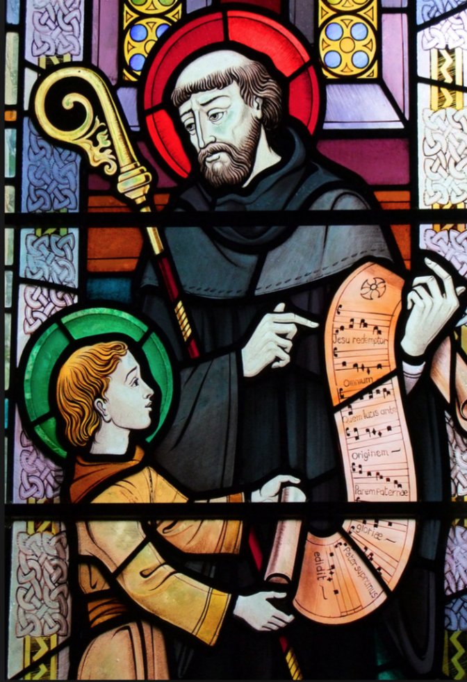 weefiddler's tweet photo. Bede writes that Benedict #Biscop brought back John the Archcantor from #Rome so as to instruct #Northumbrians in #Roman chant & liturgy. https://t.co/2CtddUOLDE
