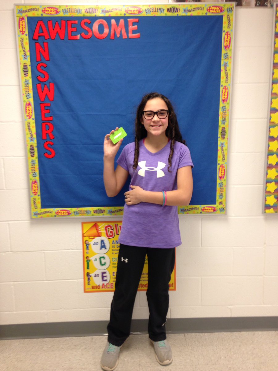 Congratulations Mikaela for being the 2nd quarter awesome answer winner!