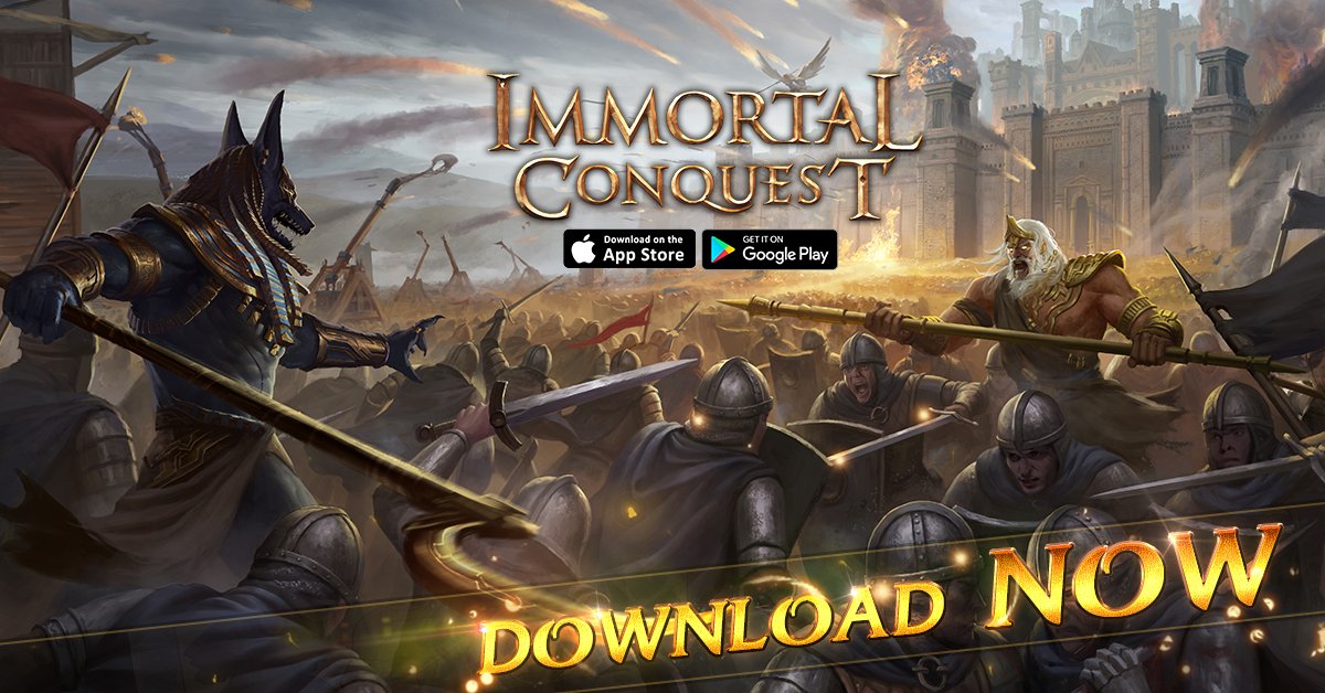 ICgame_official's tweet photo. Immortal Conquest is now available on both IOS and ANDROID in USA, Canada, Australia and New Zealand!

Get it here: https://t.co/qKdqPiEK4j https://t.co/ykeWnG1FcJ