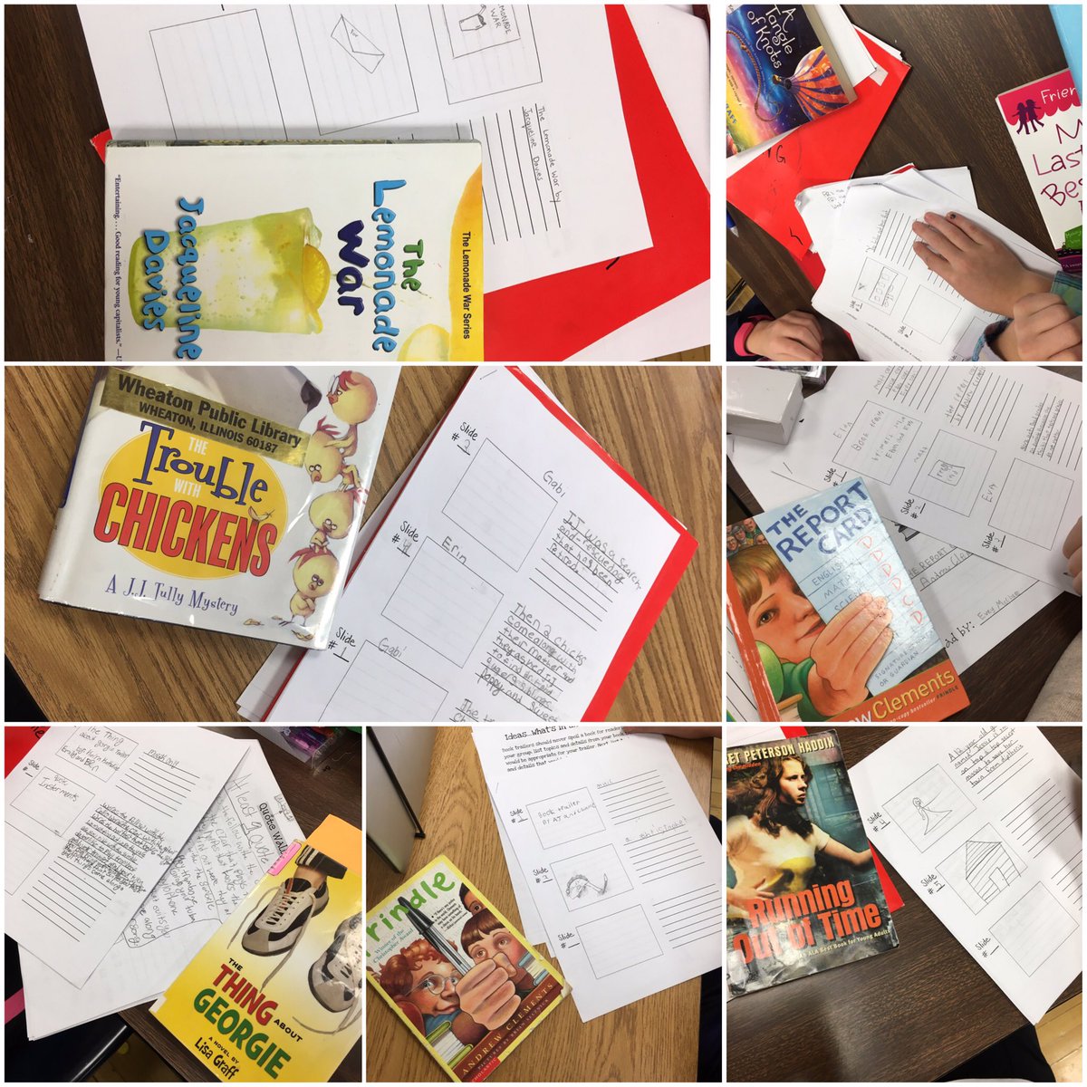 petersen4th's tweet photo. Here is a behind-the-scenes look at the scripts of our book trailers. The creativity was flowing this morning! 👍🏻 More to come soon! https://t.co/bQ3uEtXTGH