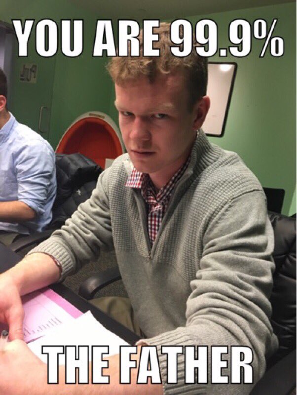 CelenaSanchez's tweet photo. First day of my internship and we were assigned to make memes #maury #nbcuintern https://t.co/se7bPRzjNI