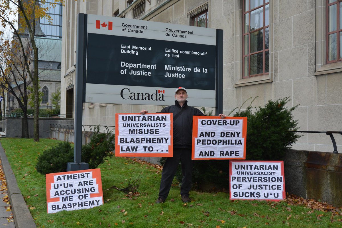RobinEdgar's tweet photo. * @ChrisDStedman Honored to have contributed to @UUA's #BatShitCrazy misuse of #BlasphemyLaw to hide #UU #ChildSexAbuse.
#UUism #UUproblems https://t.co/O9j9XpfcIQ