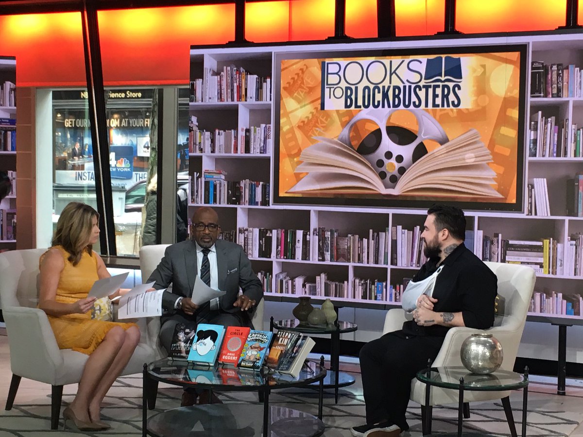 IsaacFitzgerald's tweet photo. So wonderful to visit the @TODAYshow this morning to talk about books that are hitting the big screen in 2017! 📚❤️🎥 https://t.co/hRfj1ojlNh https://t.co/blW9suNshv