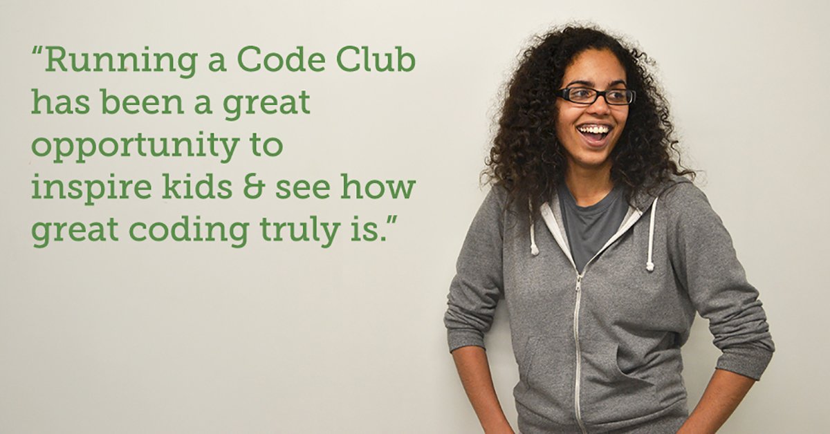 CodeClub's tweet photo. Students! We need you! Find out more about volunteering with Code Club: https://t.co/tZ6o2cM2ZP https://t.co/fRDeOQmMLA