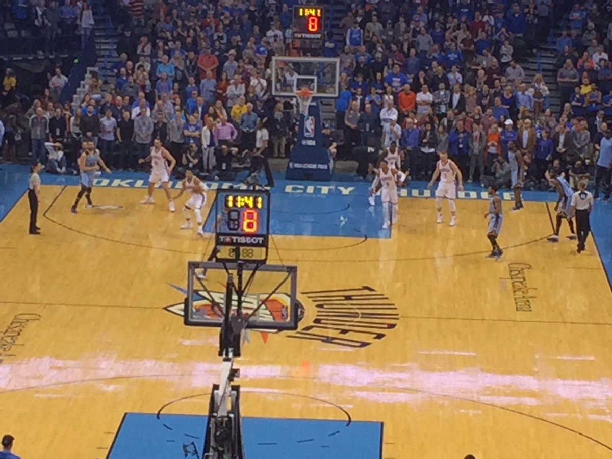 XRTickets's tweet photo. Our clients enjoying a Thunder Win last night! XR wants to thank the Hunt Family for their business! #XRVIP https://t.co/B7BKD7ra5g